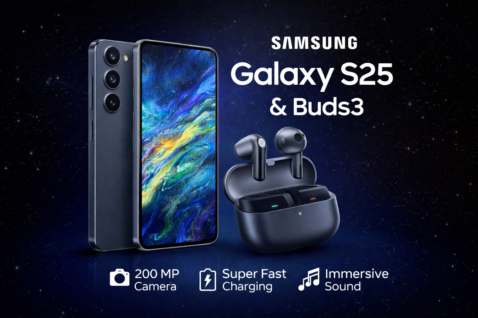 image s25 et buds3 Black Friday
